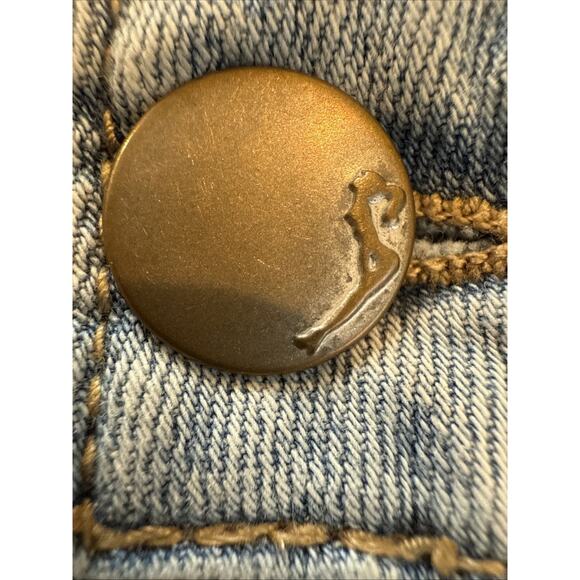 Dollhouse Women's Charley Jeans Denim Distressed Blue Light Wash Size 7 - Picture 11 of 16